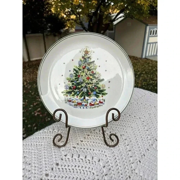 Salem Other - Vintage VIKTOR SCHRECKENGOST Salem Christmas Eve Tree Dinner Plate